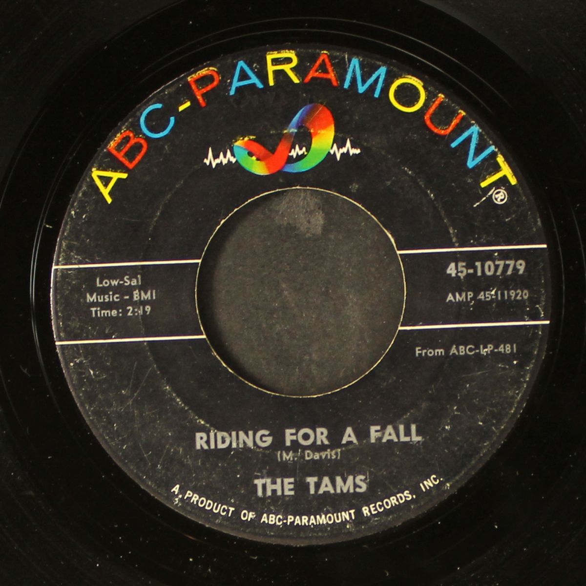 riding for a fall / got to get used to a broken heart by TAMS