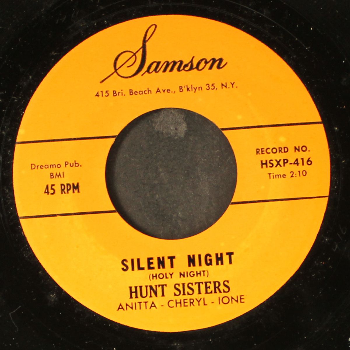 christmas piggy / silent night by HUNT SISTERS