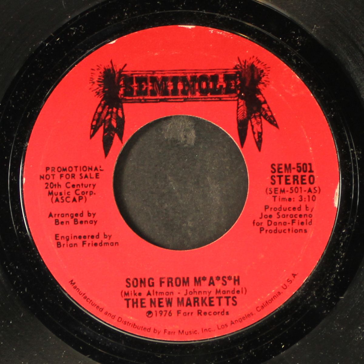 song from m*a*s*h / disco by NEW MARKETTS