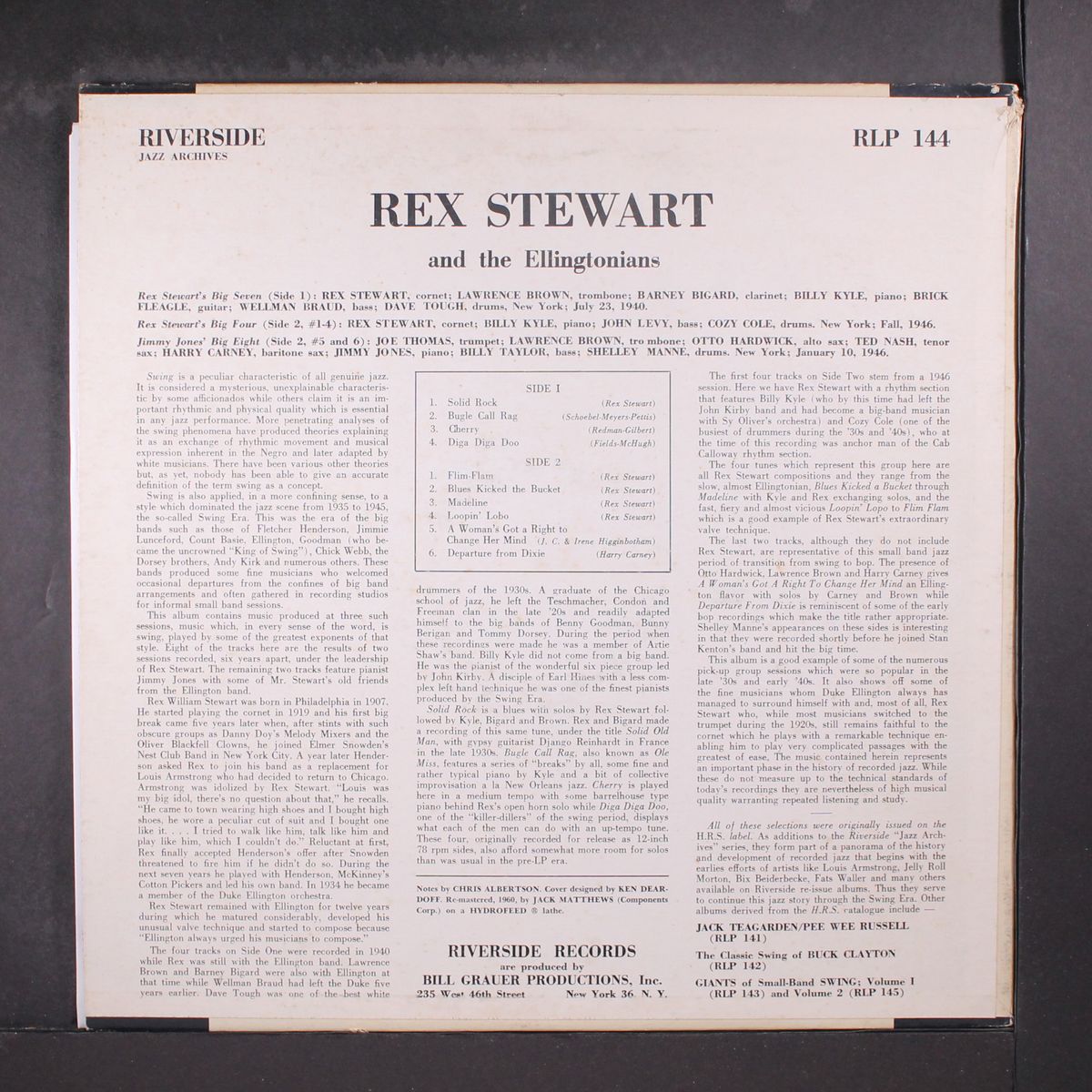 and the ellingtonians by REX STEWART