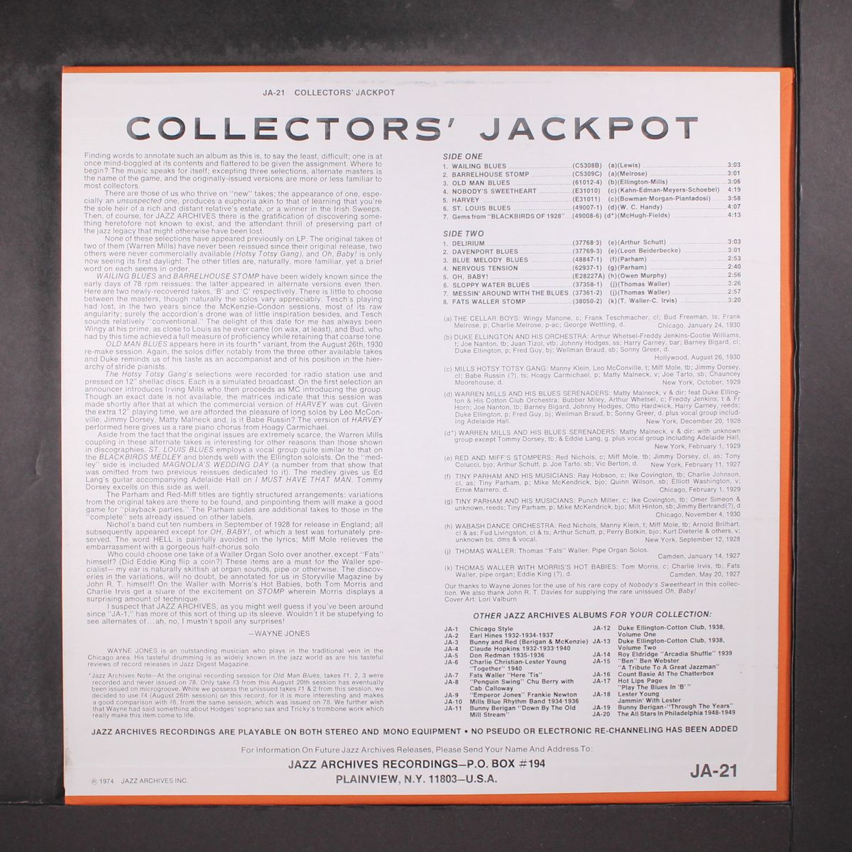 collectors' jackpot by VARIOUS