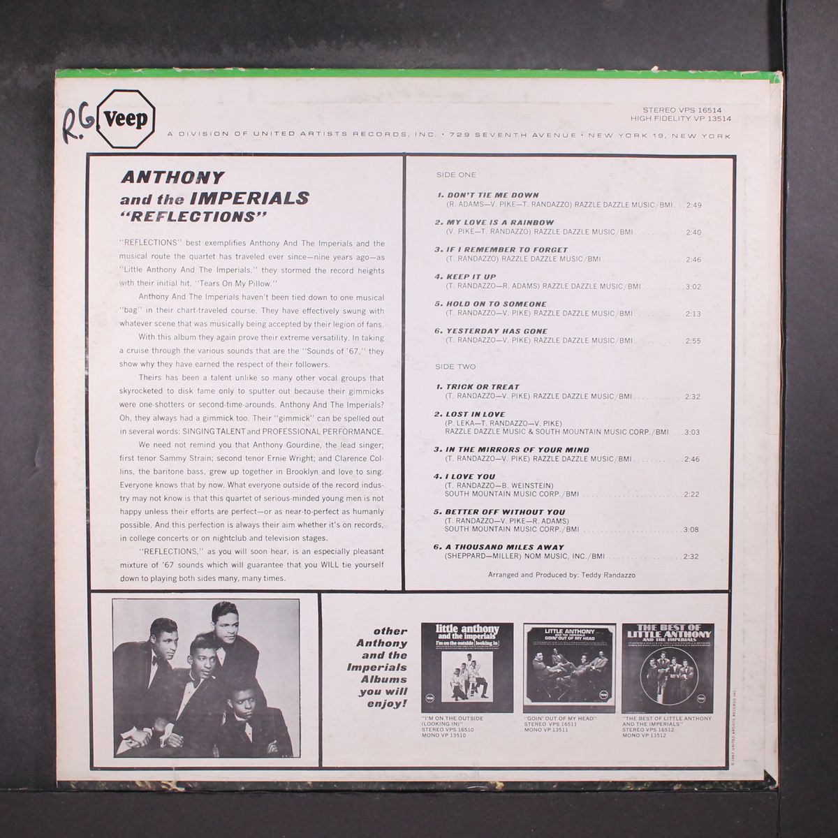 reflections by ANTHONY & IMPERIALS