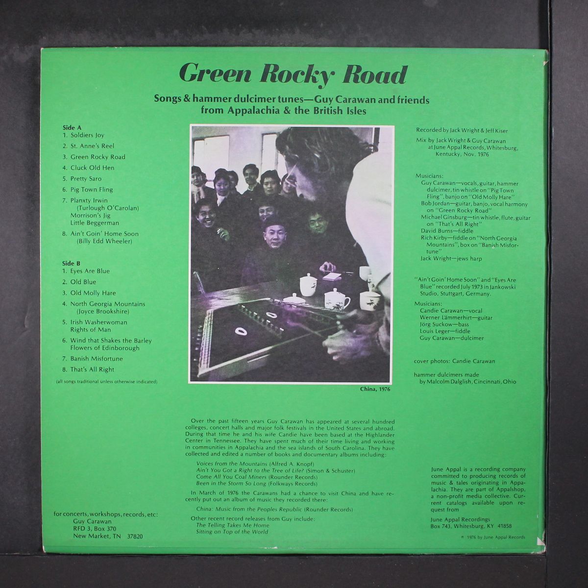 green rocky road by GUY CARAWAN