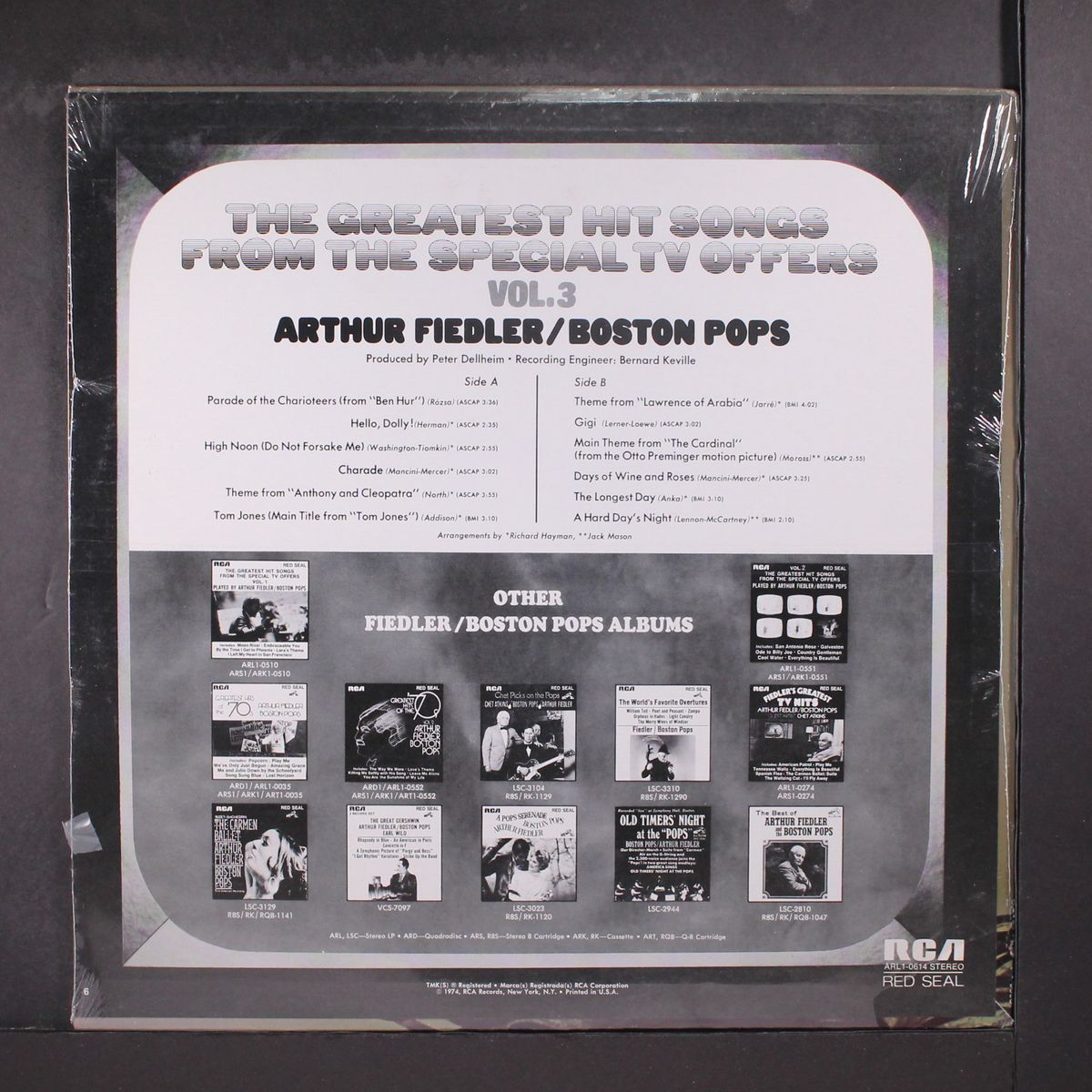 the greatest hit songs from the special tv offers vol. 3 by ARTHUR FIEDLER & BOSTON POPS
