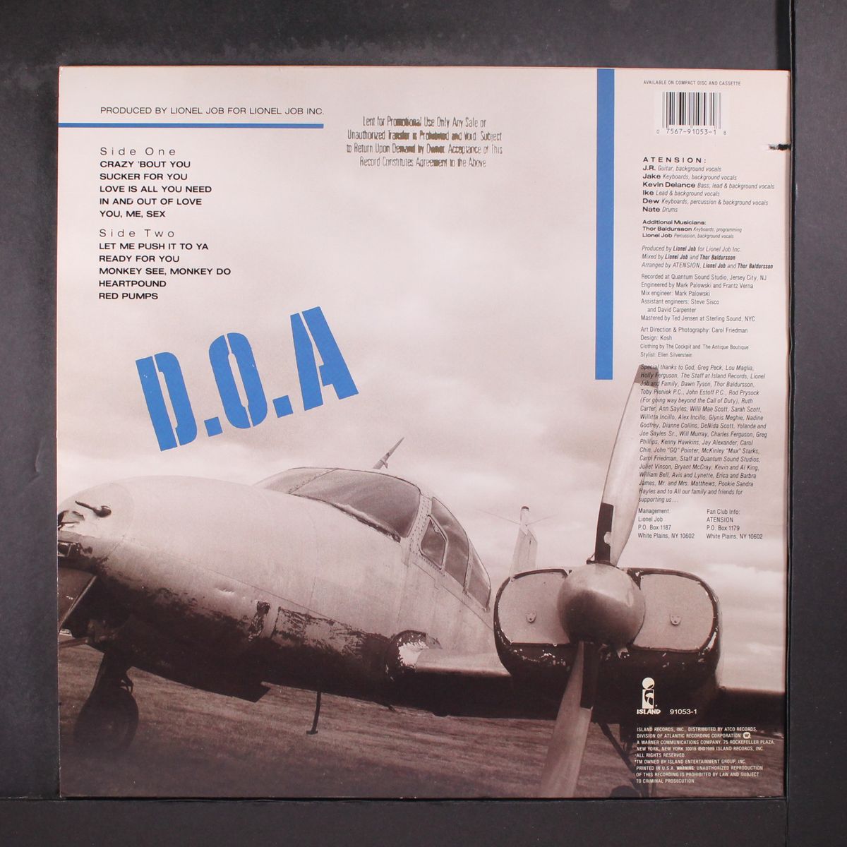 def on arrival by ATENSION