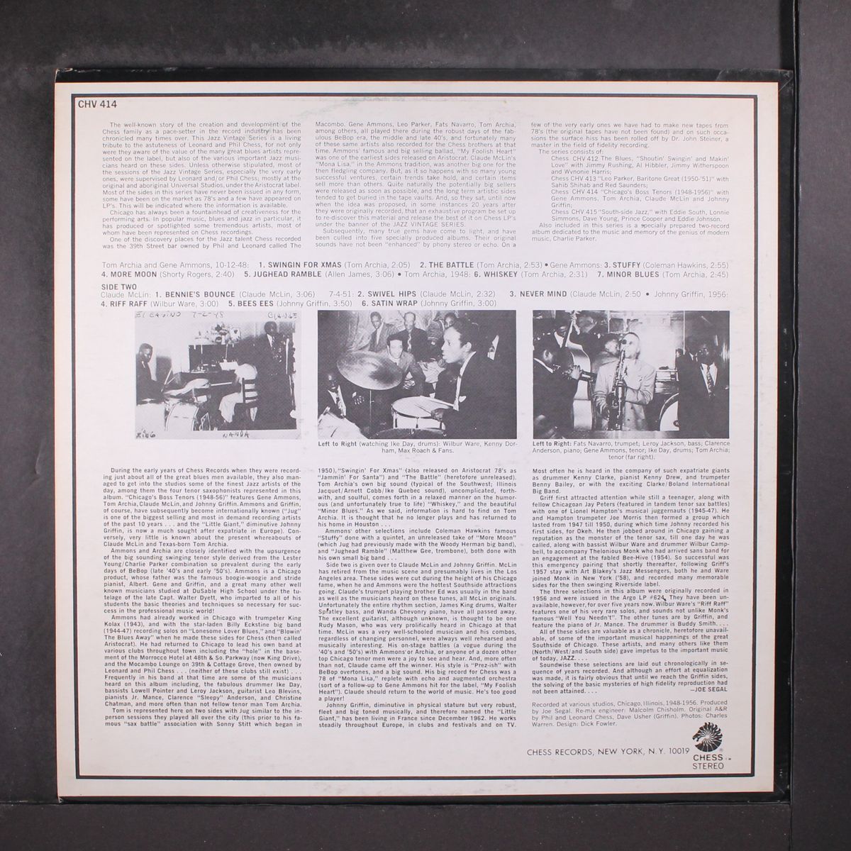 chicago's boss tenors, 1948-1956 by VARIOUS