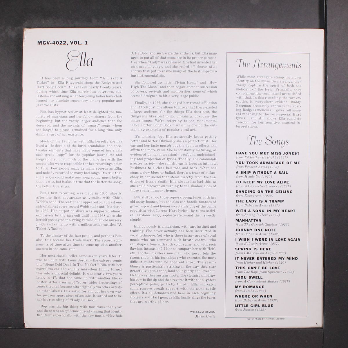sings the rodgers and hart song book, vol. 1 by ELLA FITZGERALD