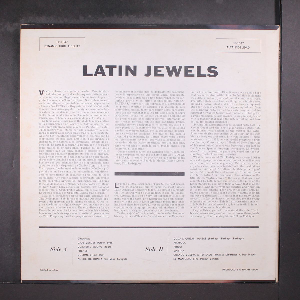 latin jewels by TITO RODRIGUEZ