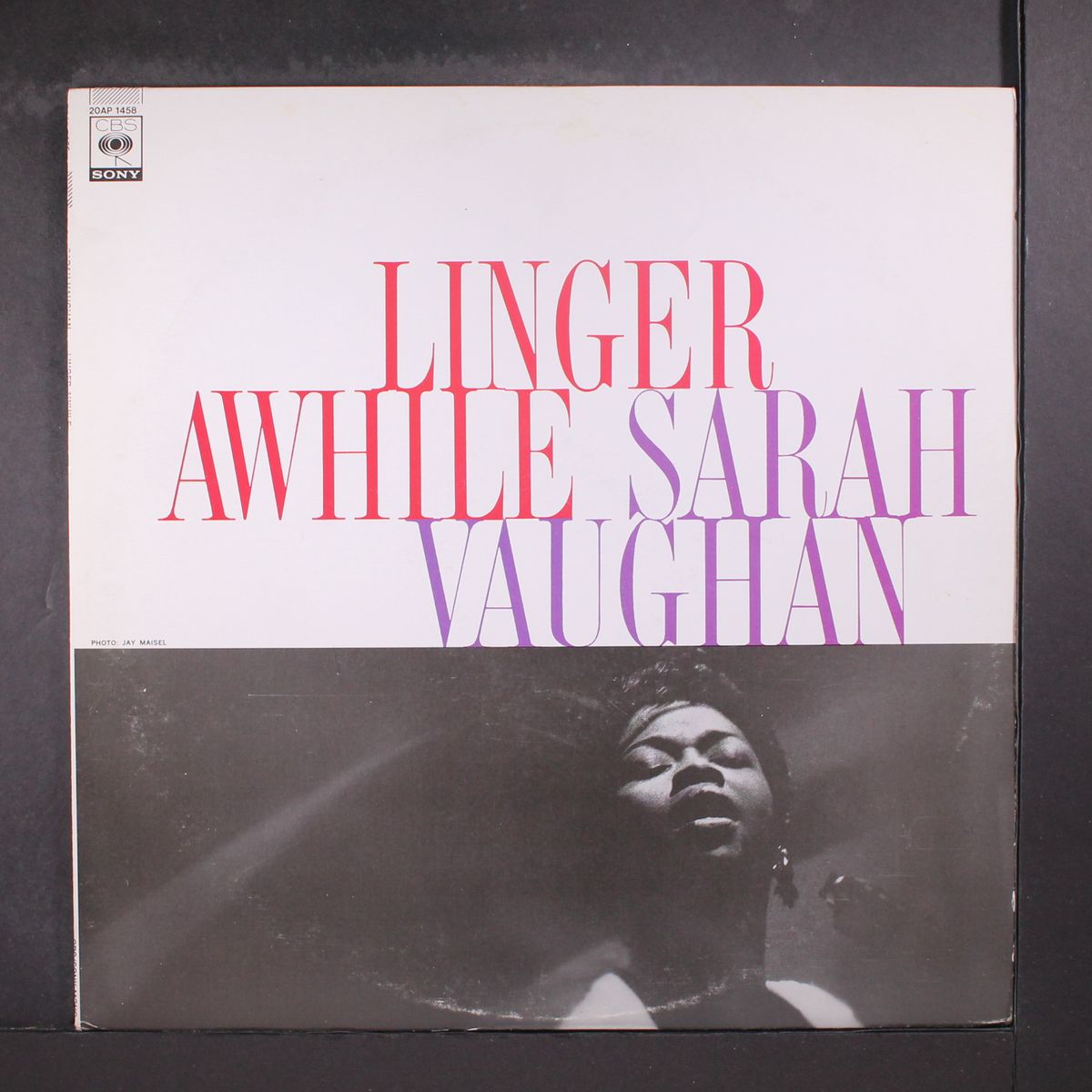 linger awhile by SARAH VAUGHAN