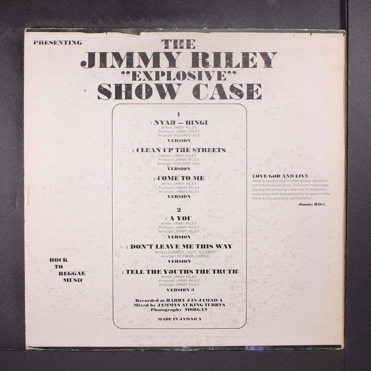 showcase by JIMMY RILEY