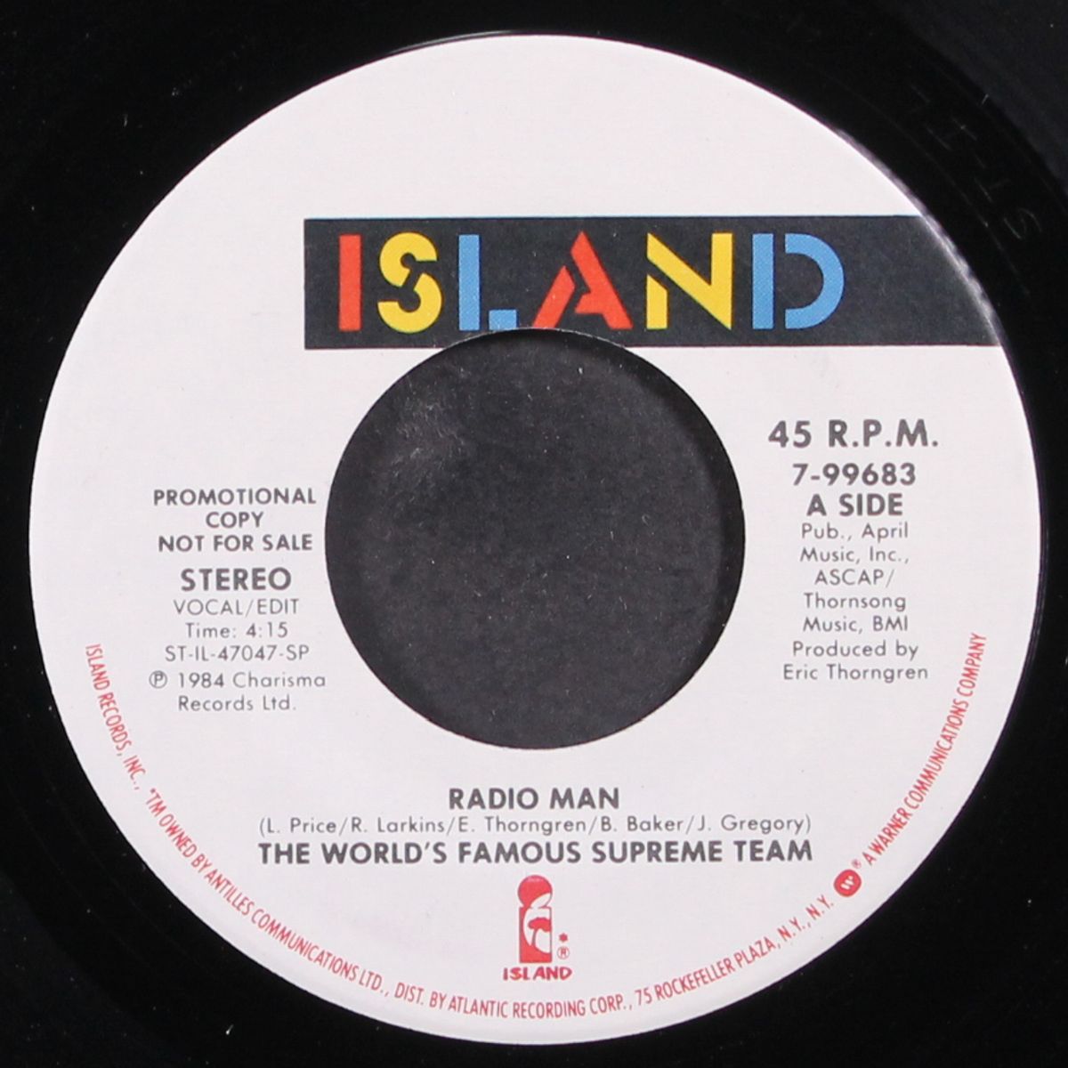 radio man / same by WORLD'S FAMOUS SUPREME TEAM