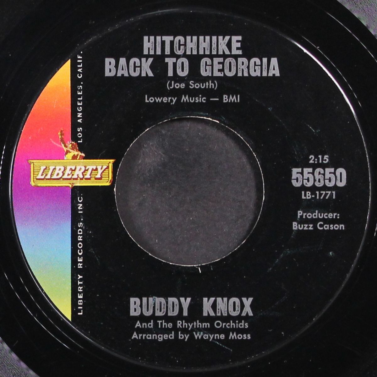 thanks a lot / hitchike back to georgia by BUDDY KNOX