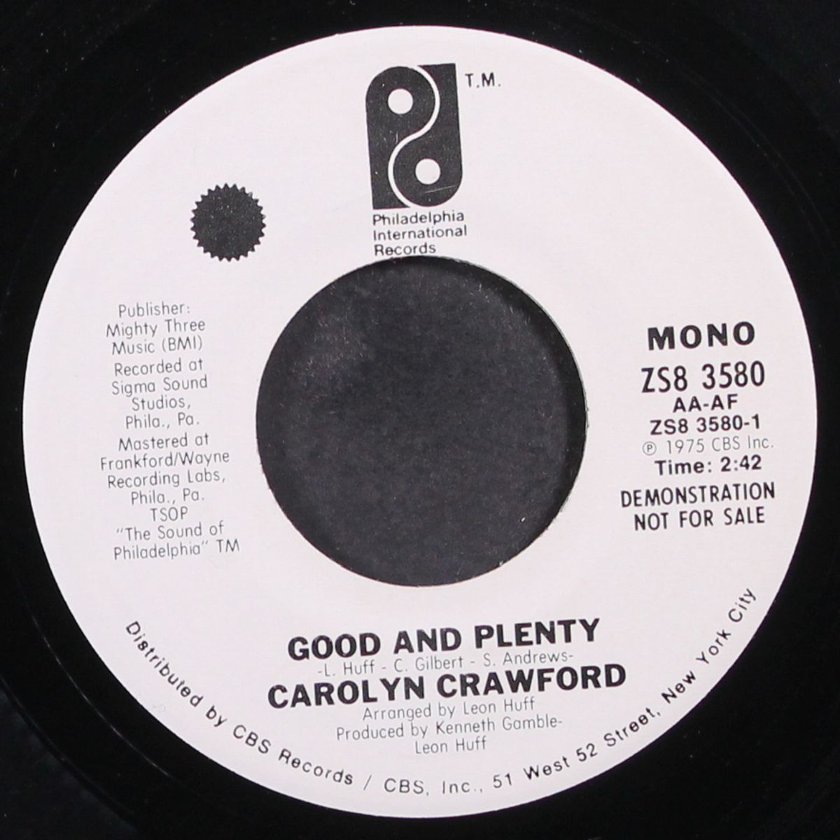 good and plenty / mono by CAROLYN CRAWFORD