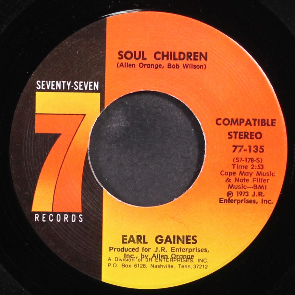 soul children / i can't face it by EARL GAINES