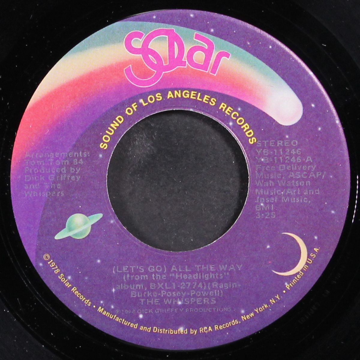 let's go all the way / chocolate girl by WHISPERS