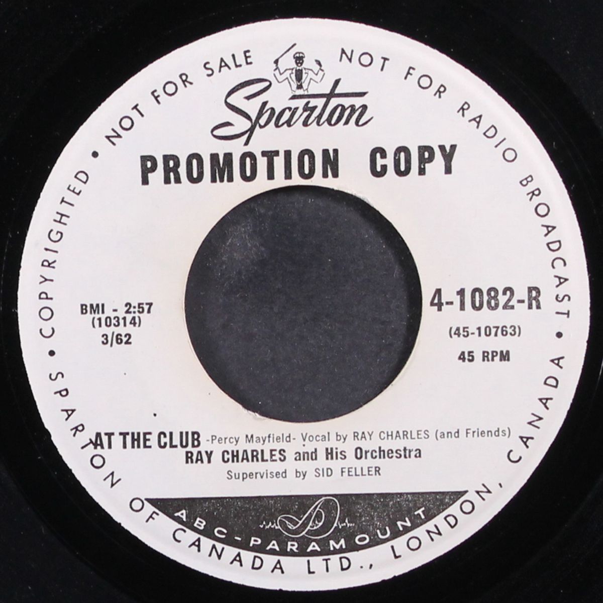 at the club by RAY CHARLES