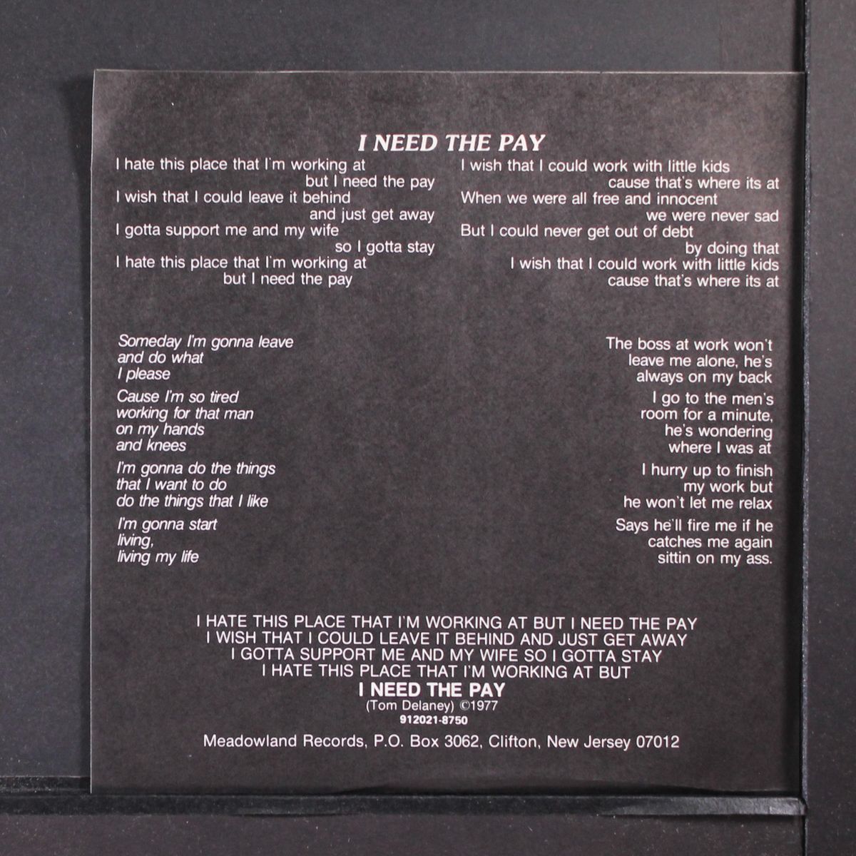 i need the pay / just to be with you by REBELS