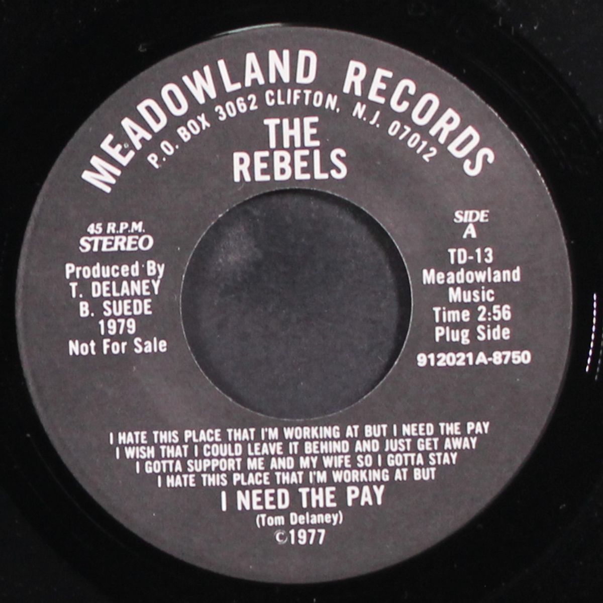 i need the pay / just to be with you by REBELS