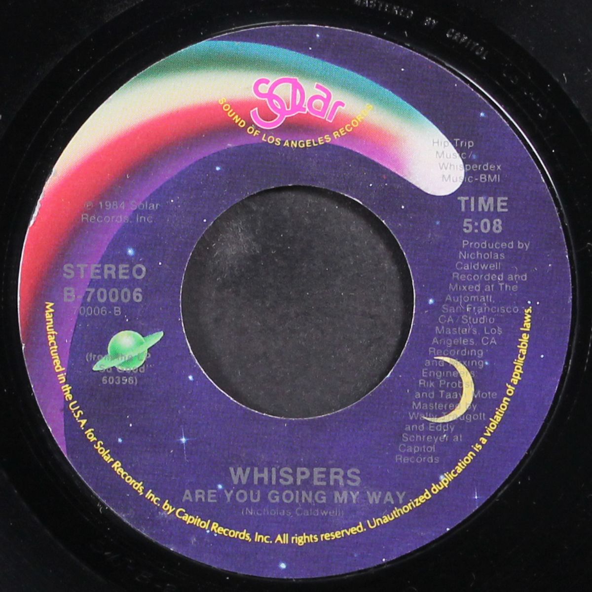 rock steady / are you going my way by WHISPERS