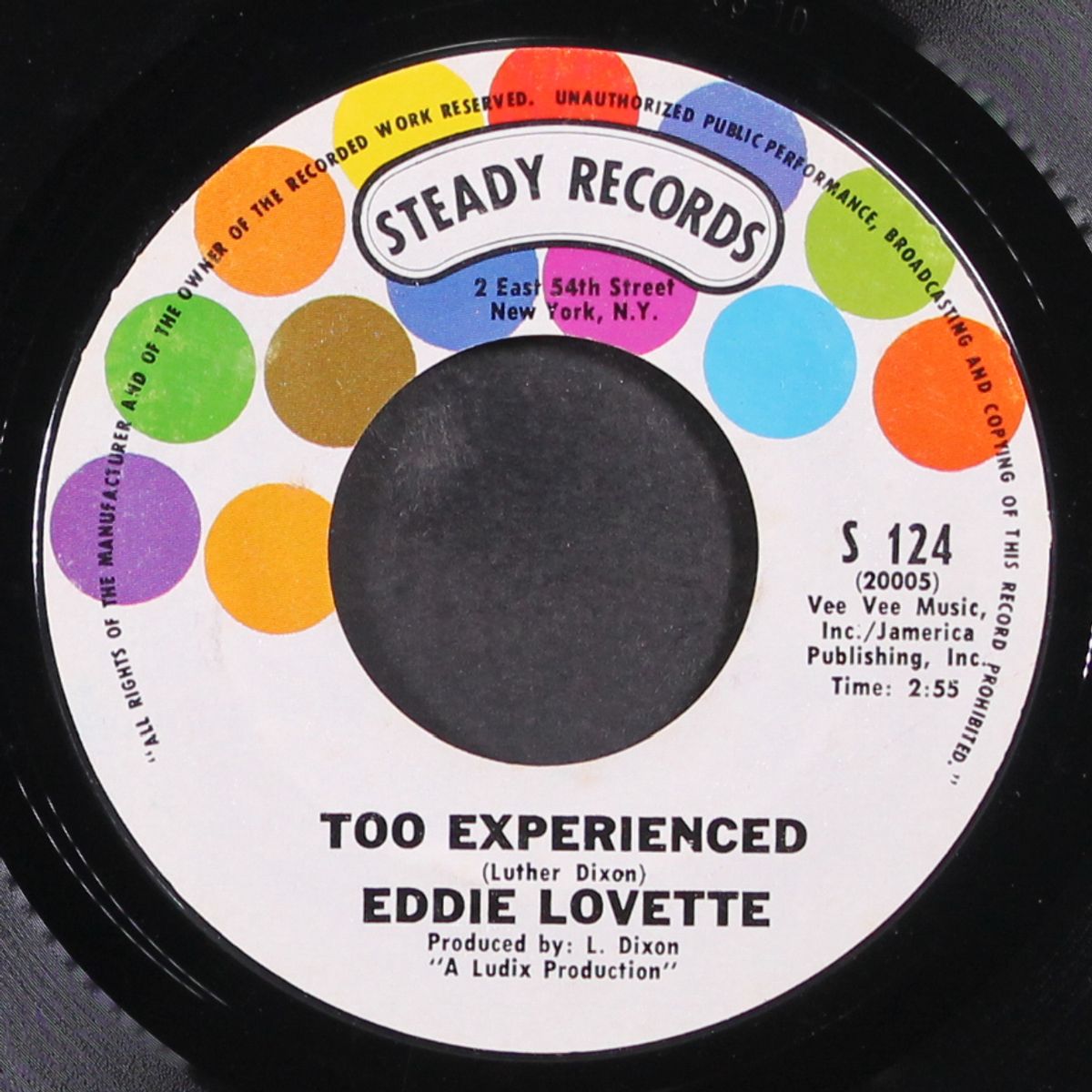 you're my girl / too experienced by EDDIE LOVETTE