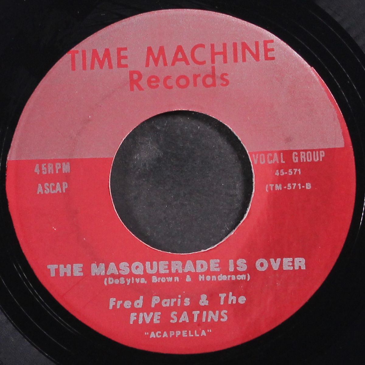 lonely hearts / the masquerade is over by FRED PARRIS & FIVE SATINS