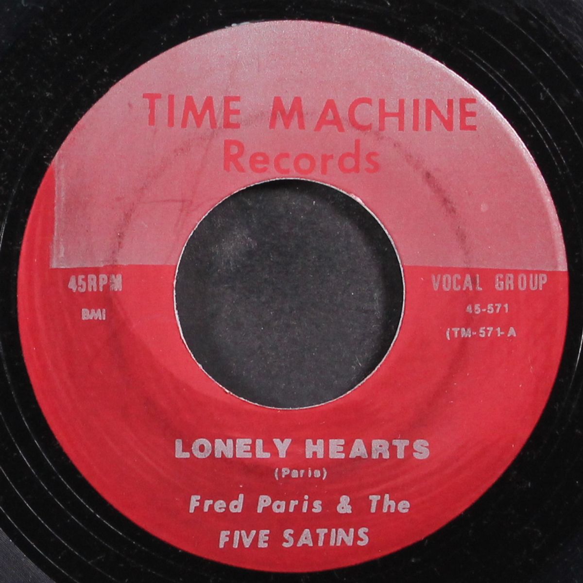 lonely hearts / the masquerade is over by FRED PARRIS & FIVE SATINS