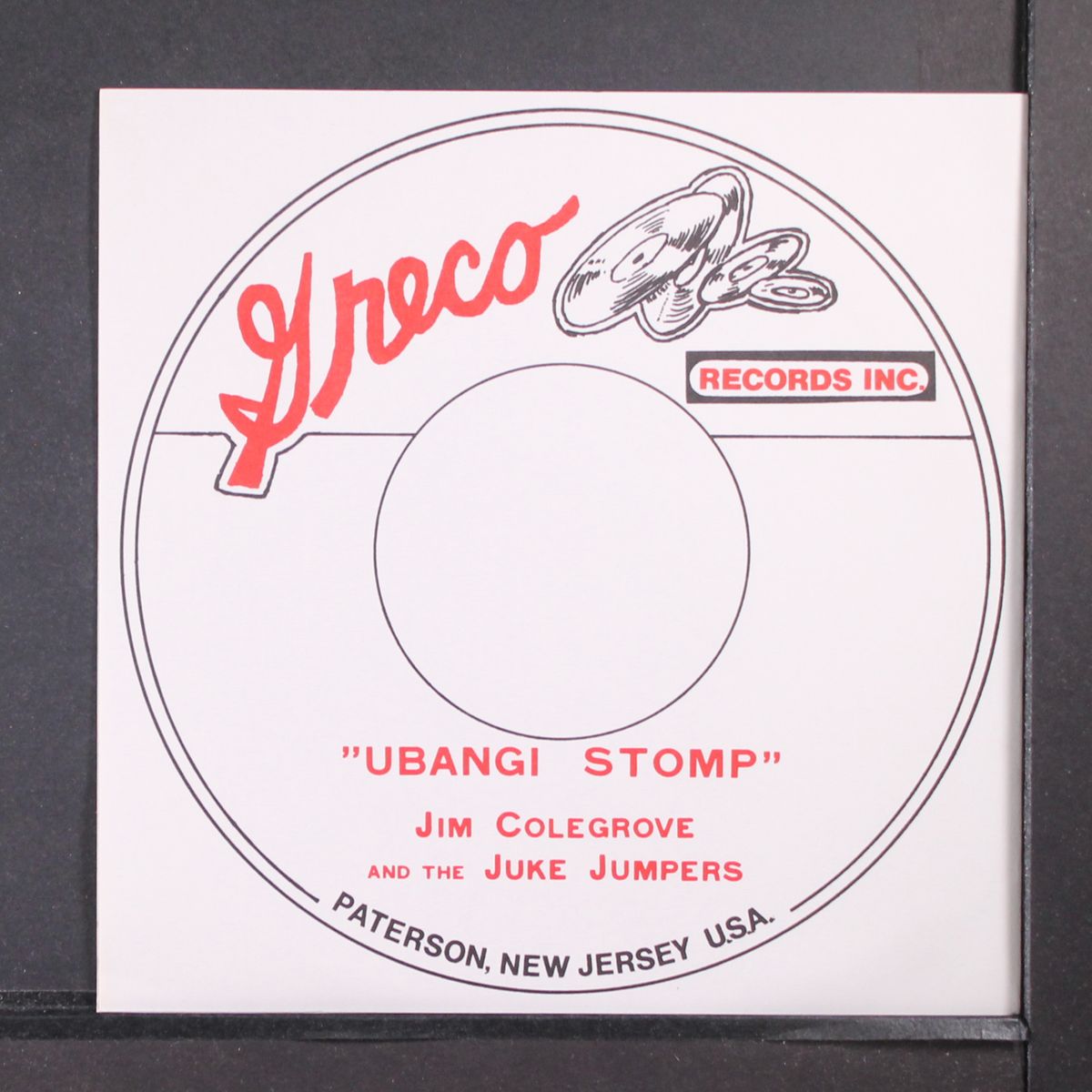 ubangi stomp / she likes to boogie real low by JIM COLEGROVE & JUKE JUMPERS