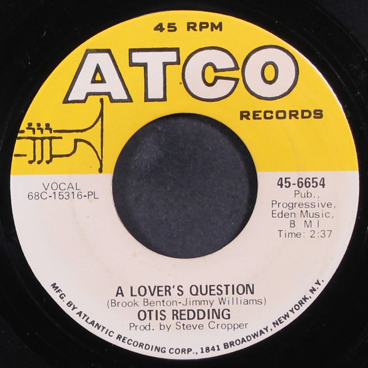 a lover's question / you made a man out of me by OTIS REDDING