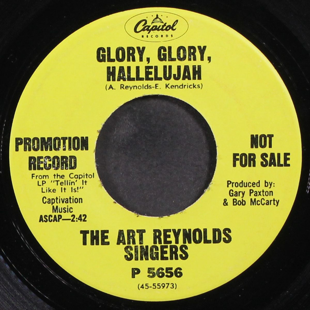 i won't be back by ART REYNOLDS SINGERS