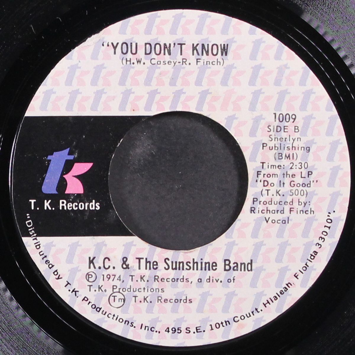 get down tonight / you don't know by KC & SUNSHINE BAND