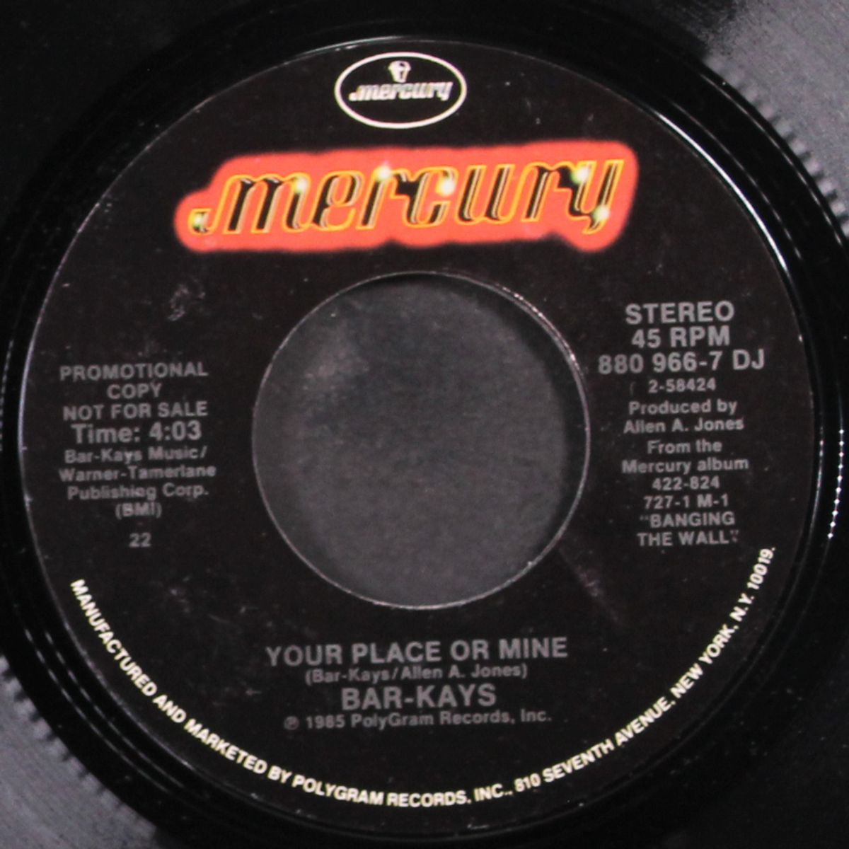 your place or mine / same by BAR-KAYS
