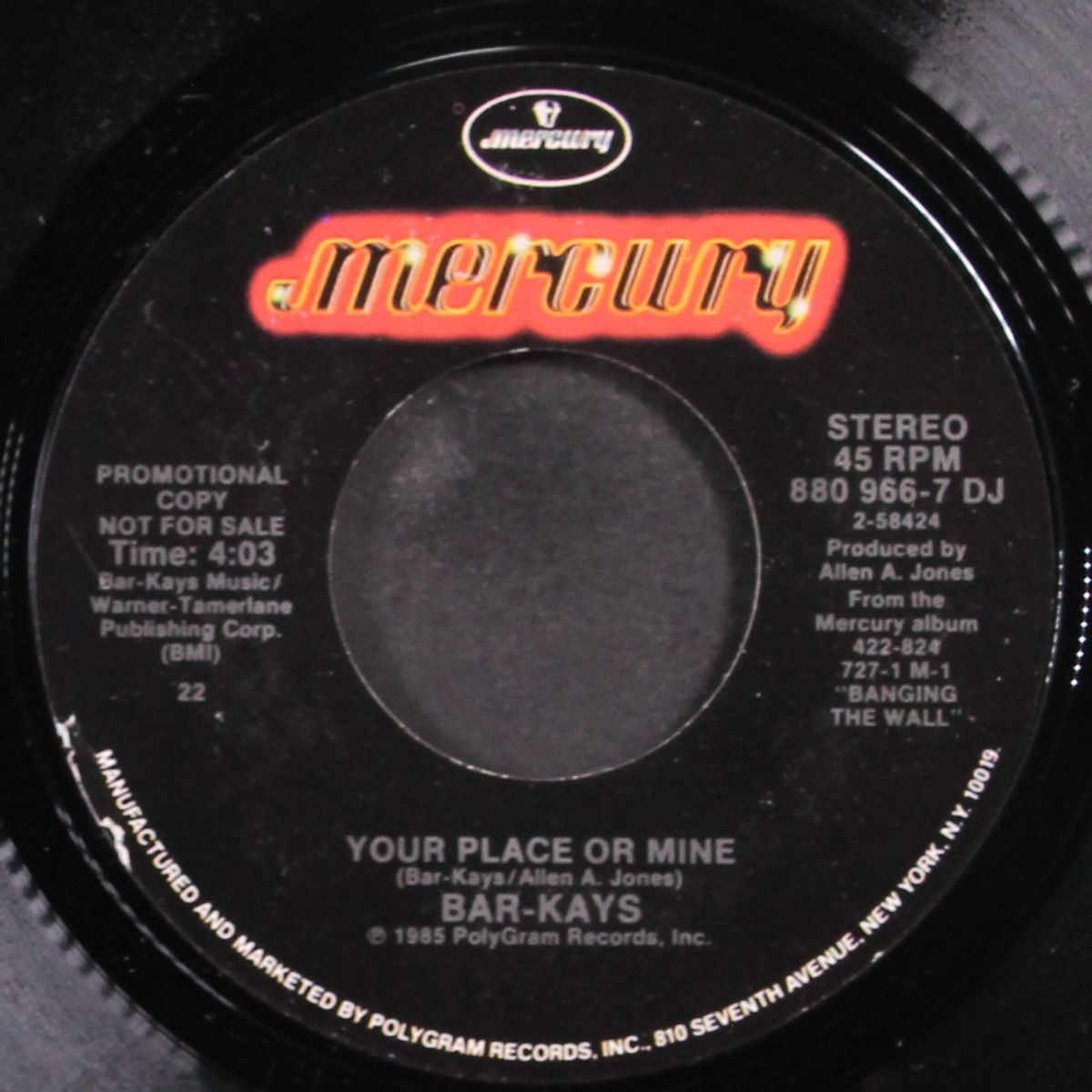 your place or mine / same by BAR-KAYS