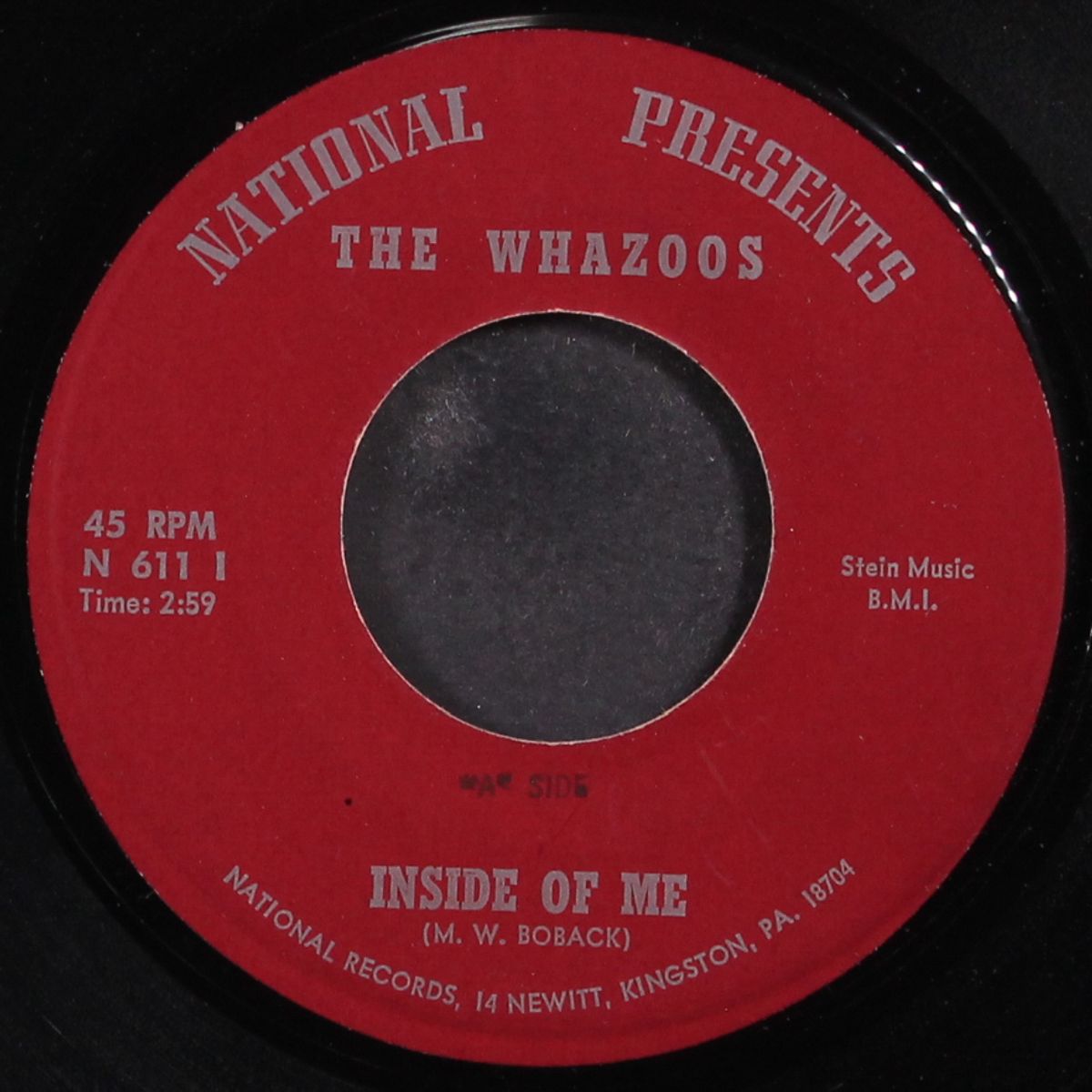 inside of me / the rains came by WHAZOOS