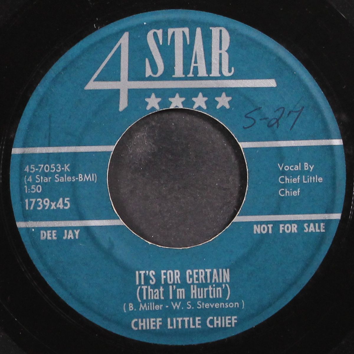 come on darlin' / it's for certain by CHIEF LITTLE CHIEF