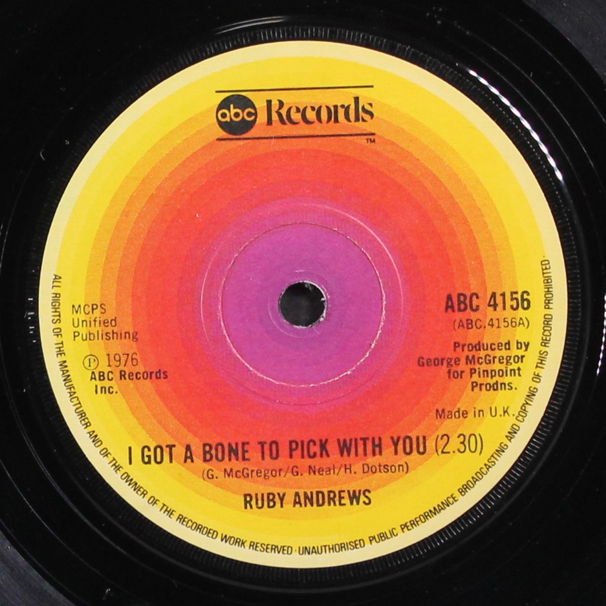 i got a bone to pick with you by RUBY ANDREWS