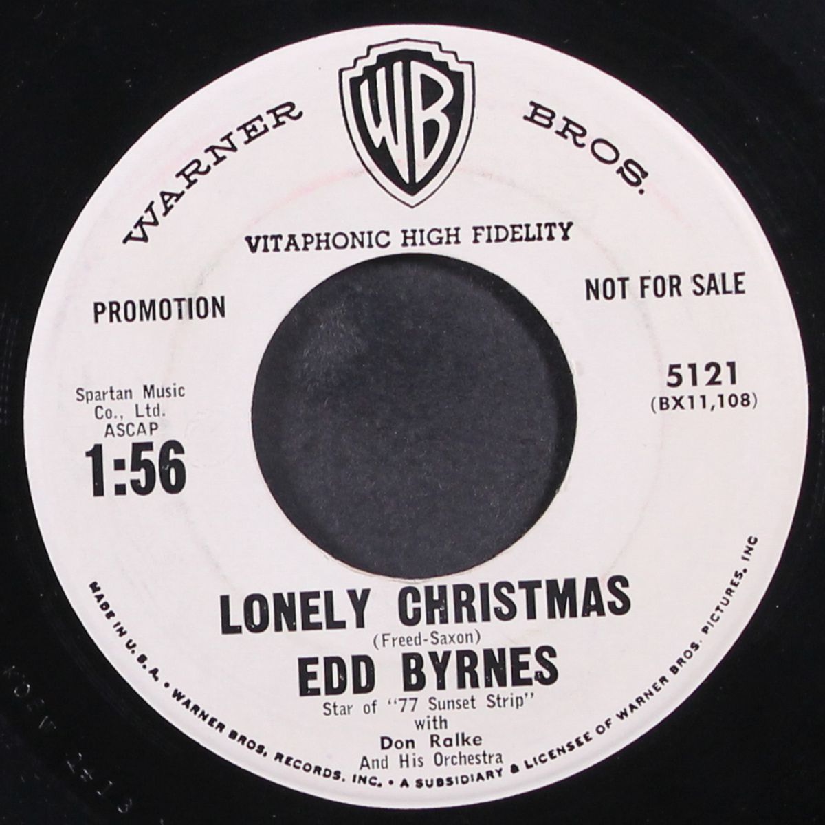 lonely christmas by EDD 'KOOKIE' BYRNES