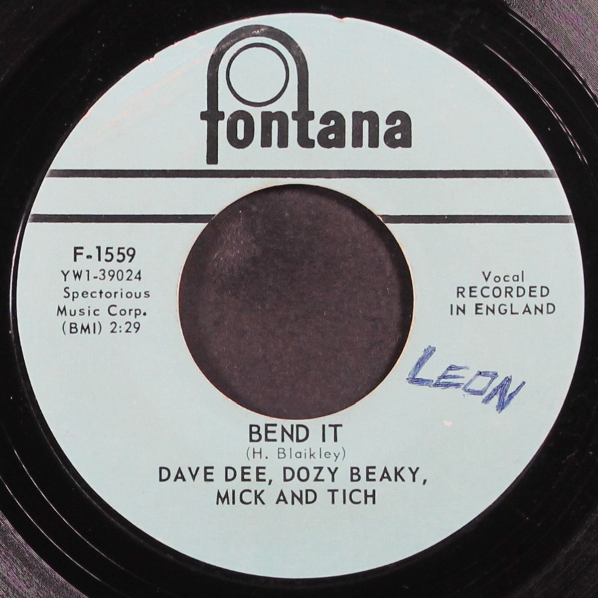 bend it by DAVE DEE, DOZY, BEAKY, MICK & TICH