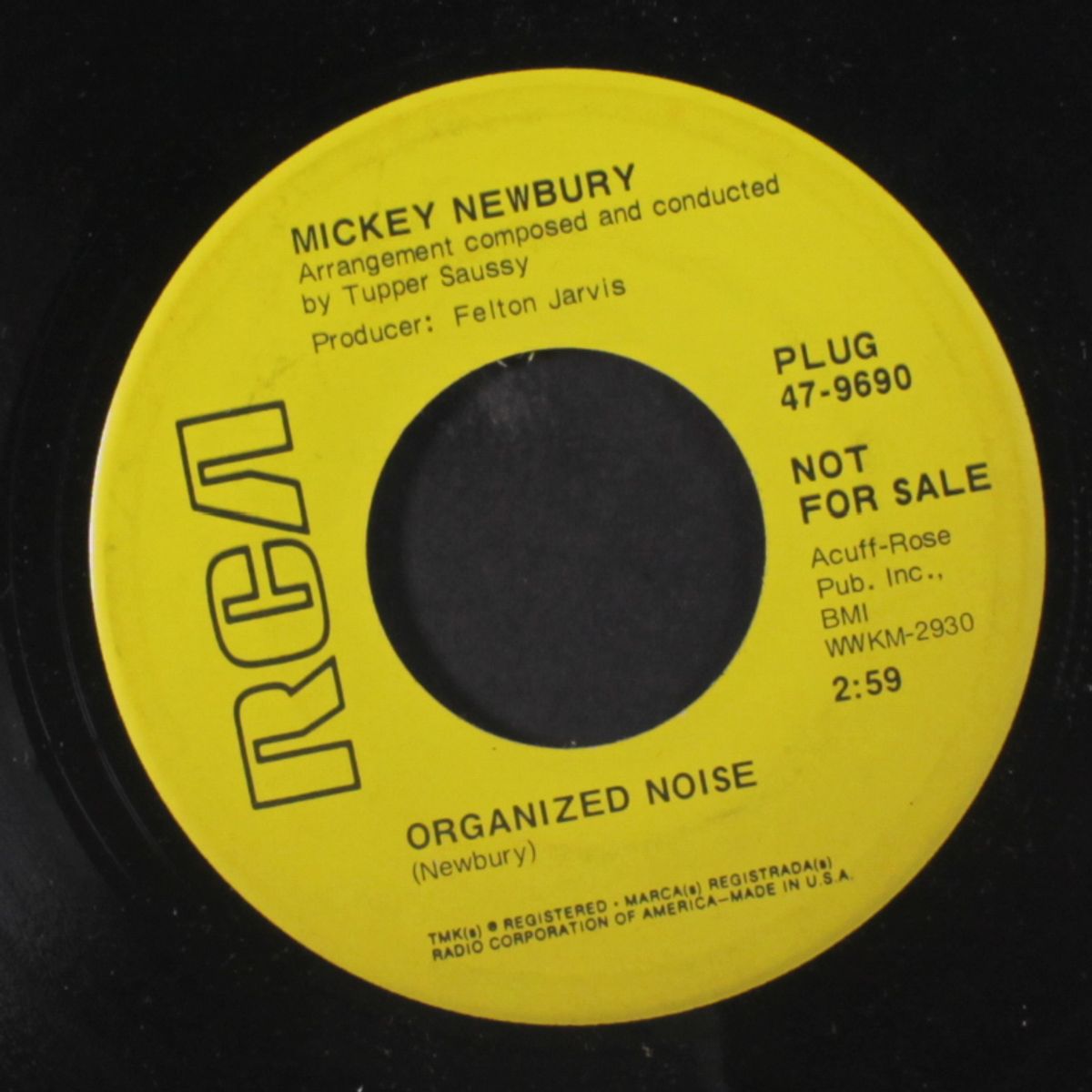 organized noise / the queen by MICKEY NEWBURY