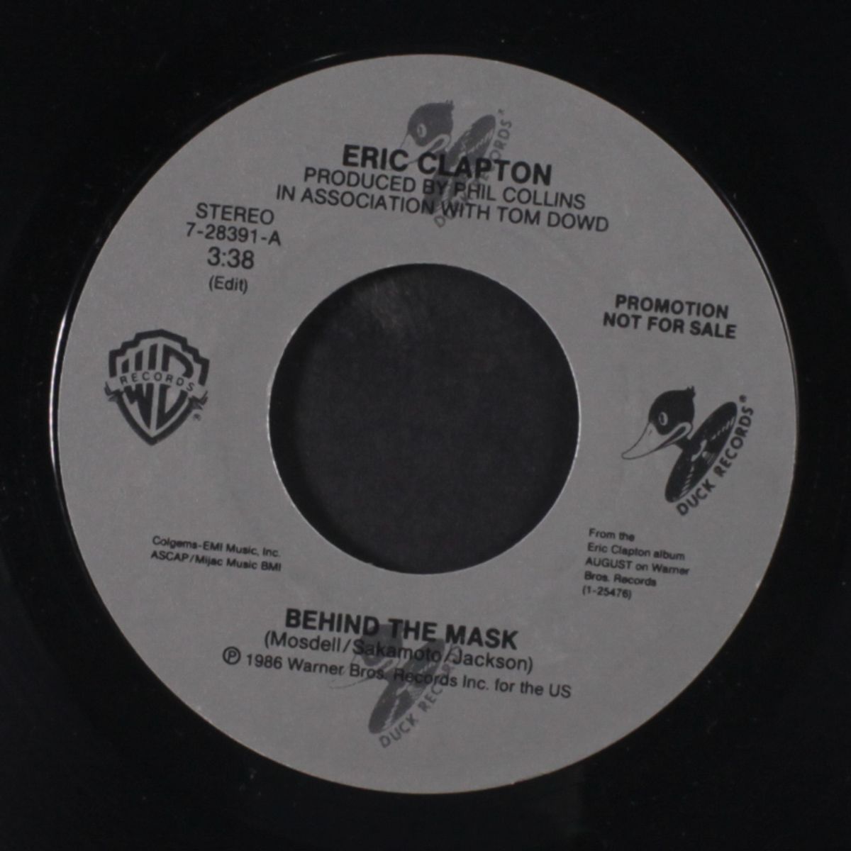behind the mask / same by ERIC CLAPTON