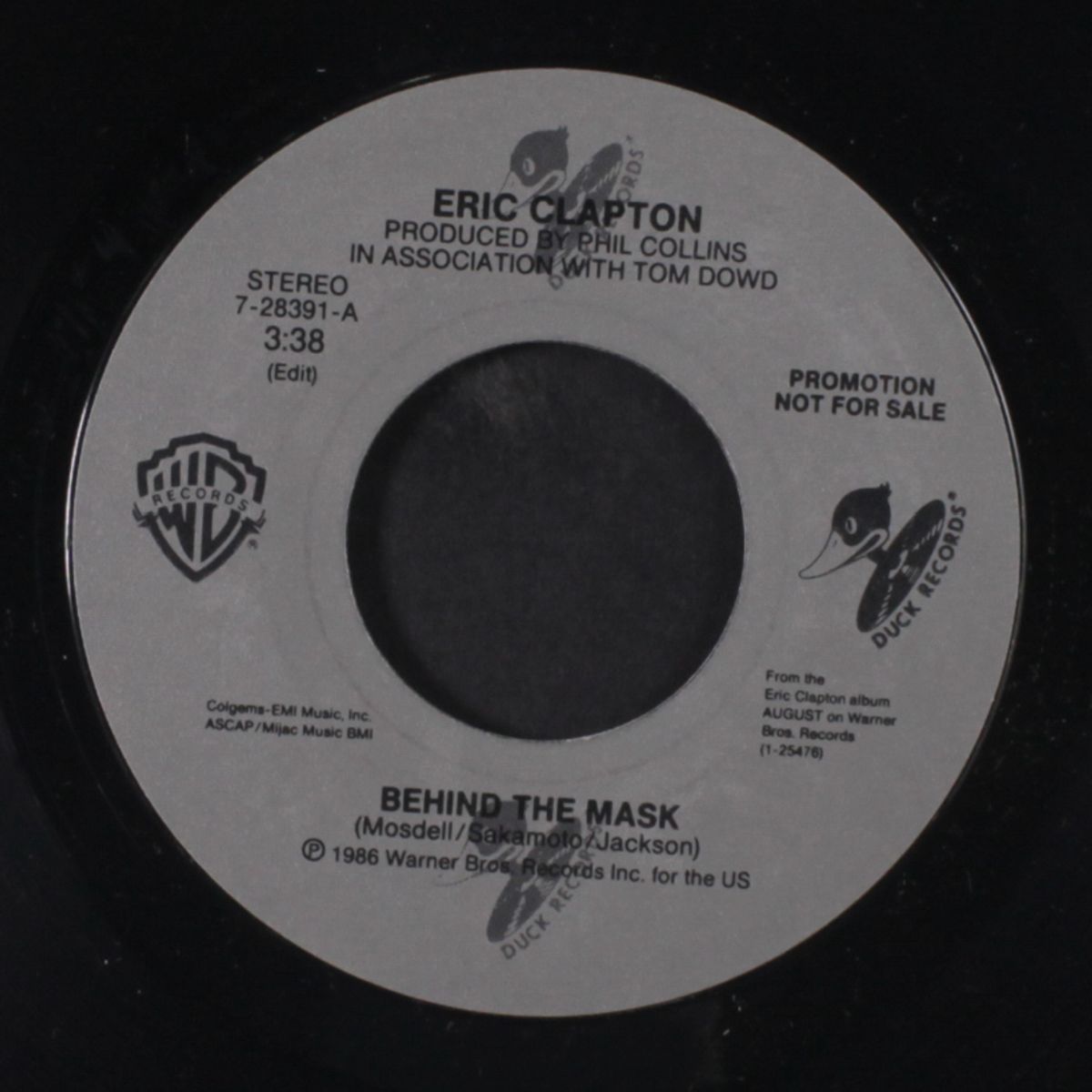 behind the mask / same by ERIC CLAPTON