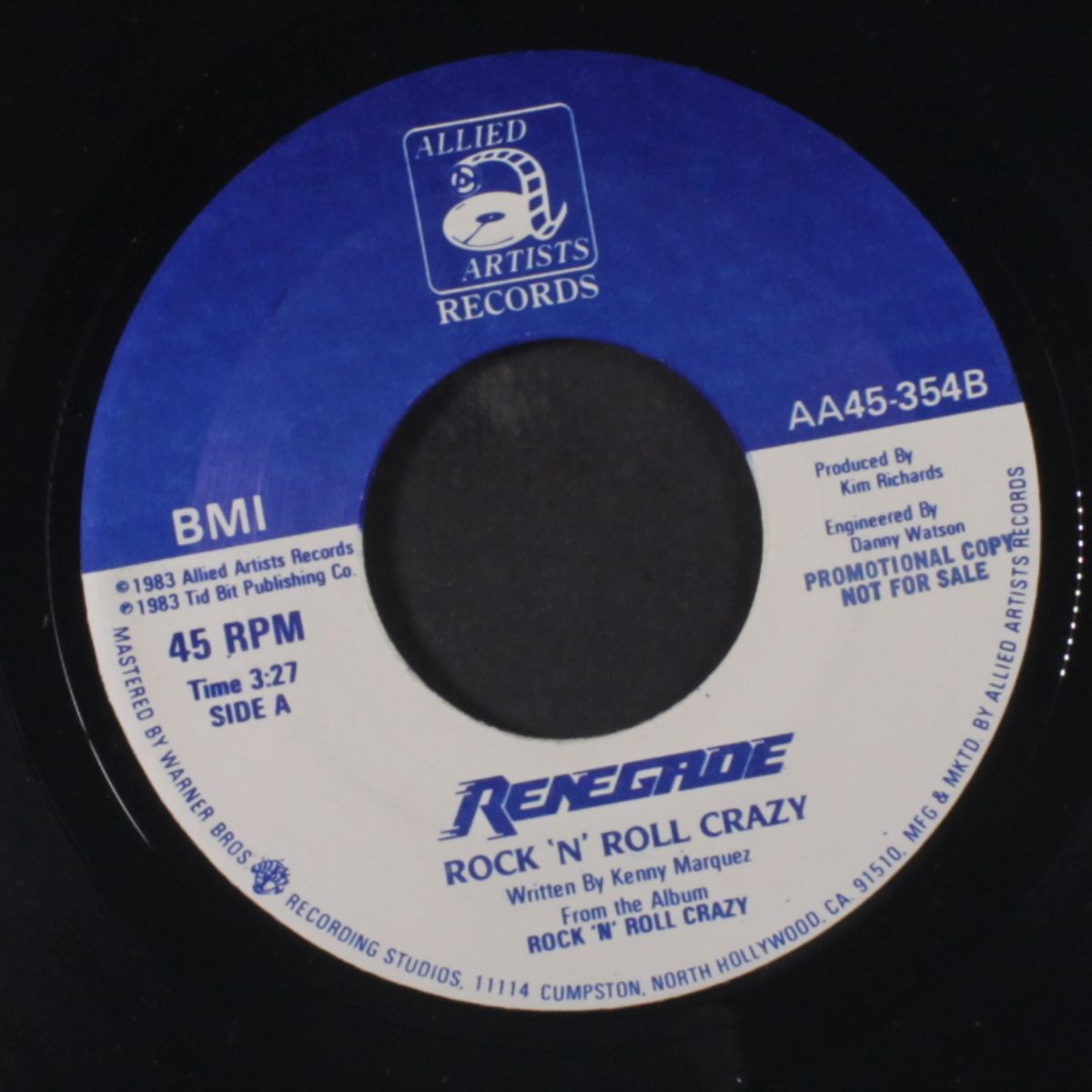 let it out / rock 'n' roll crazy by RENEGADE
