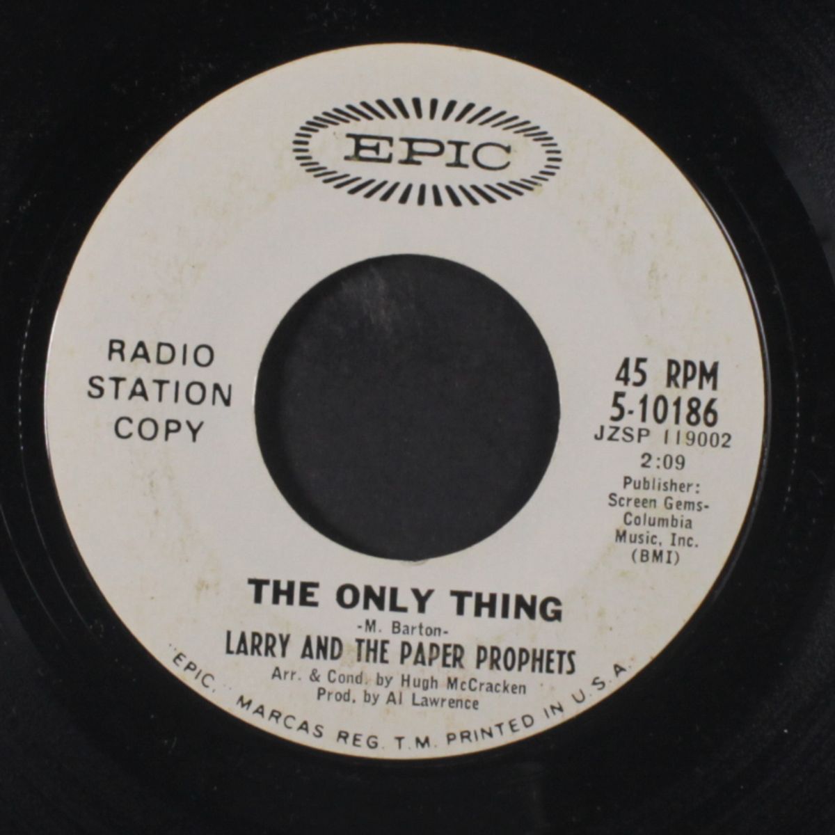 can't sit around / only thing by LARRY & PAPER PROPHETS