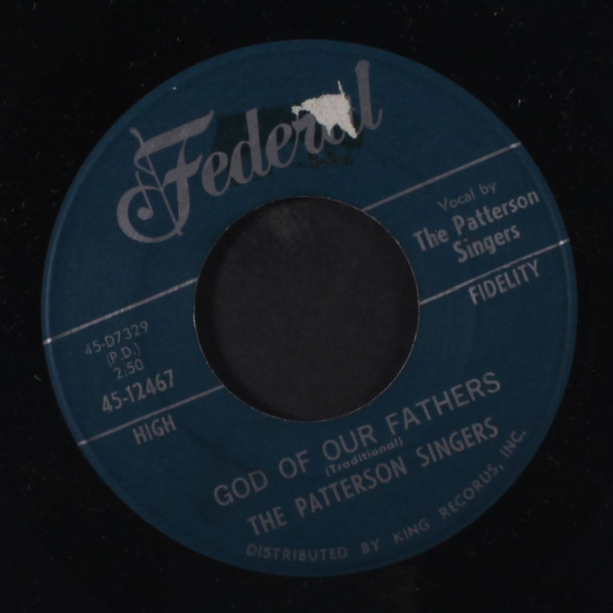 on my way / god of our fathers by PATTERSON SINGERS