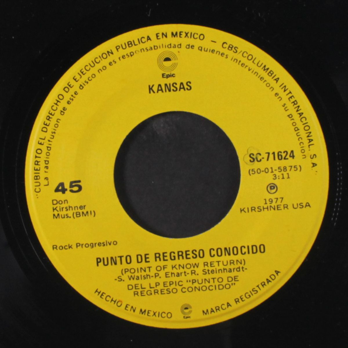 punto de regreso (point of no return) by KANSAS