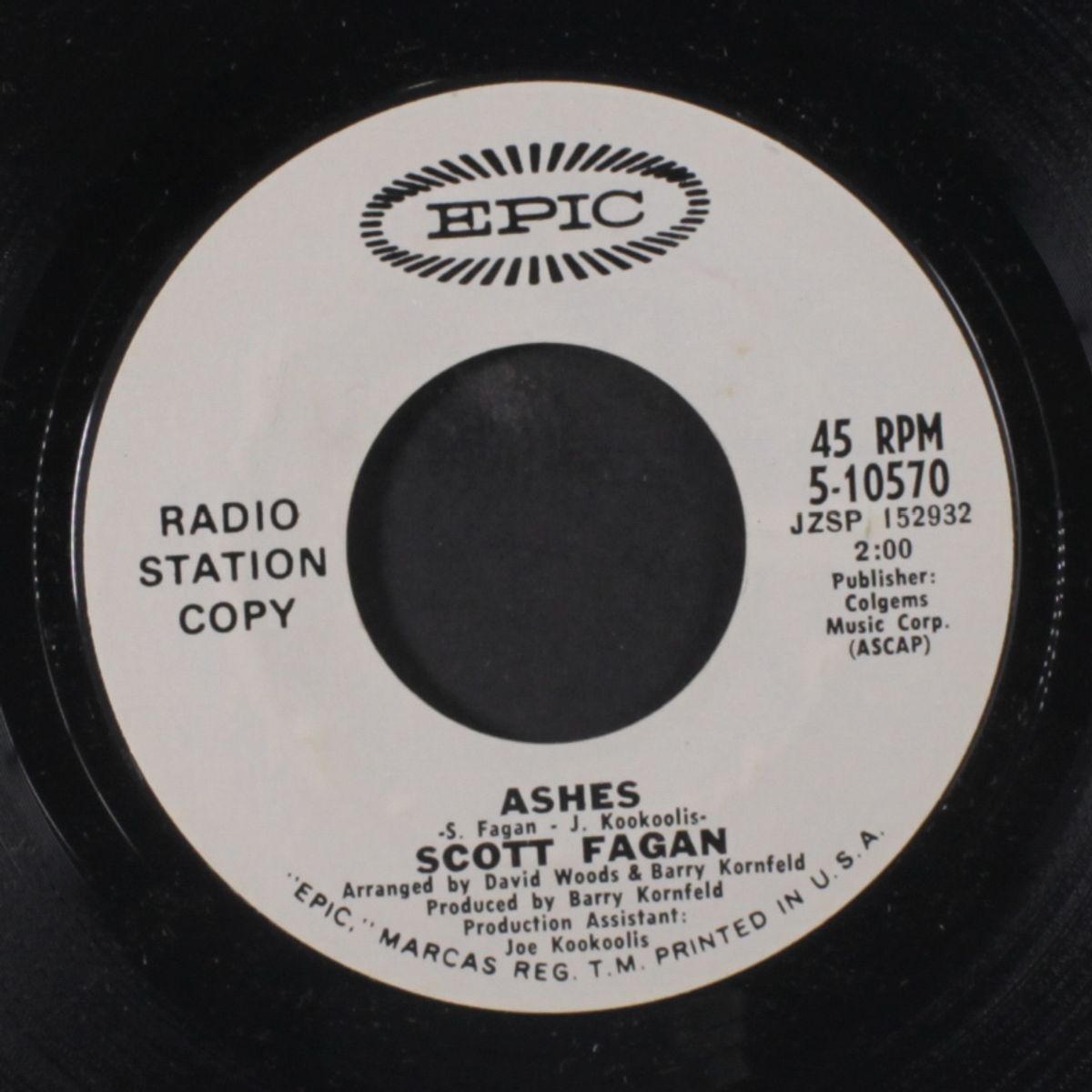 kings and pawns / ashes by SCOTT FAGAN