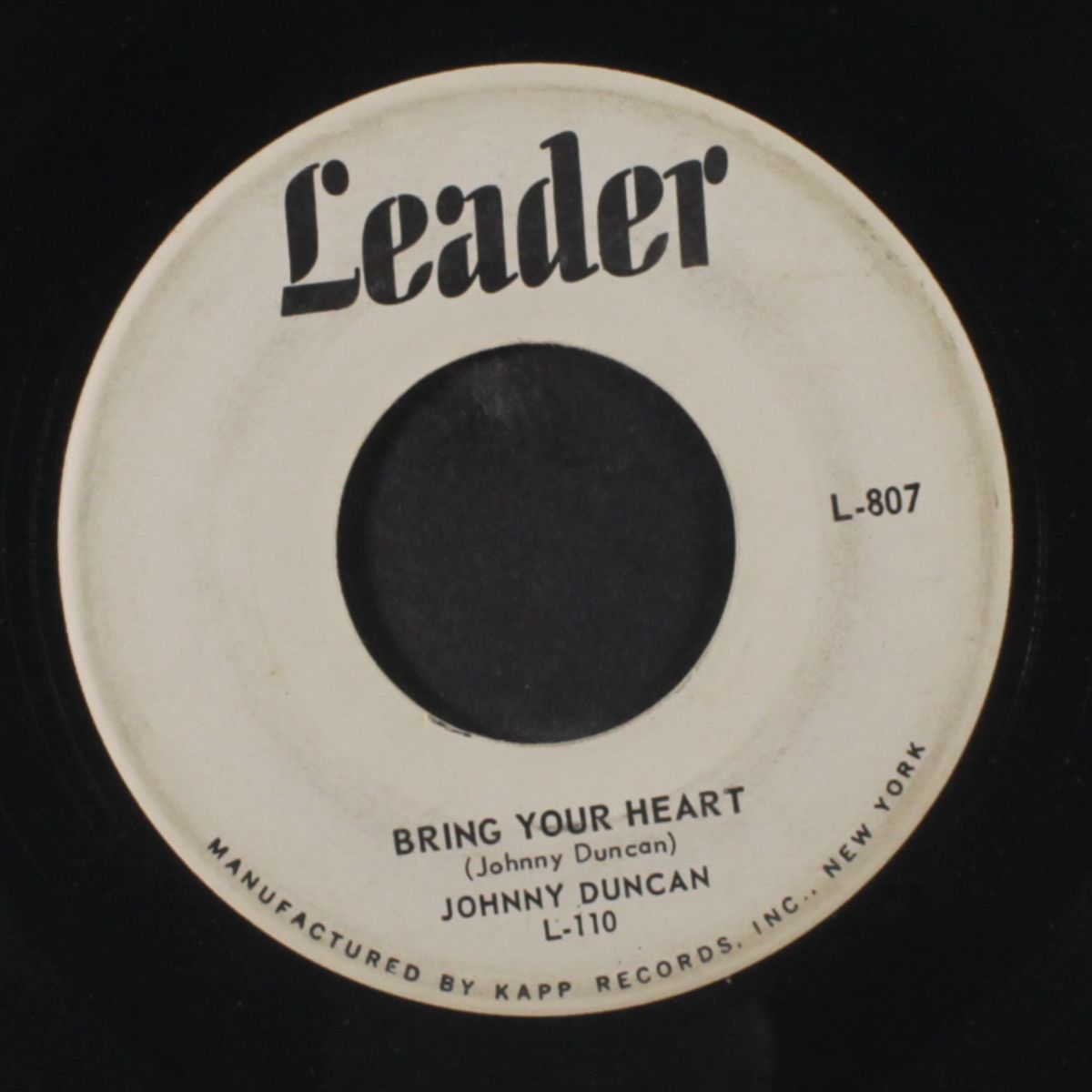 hot sunshine / bring your heart by JOHNNY DUNCAN