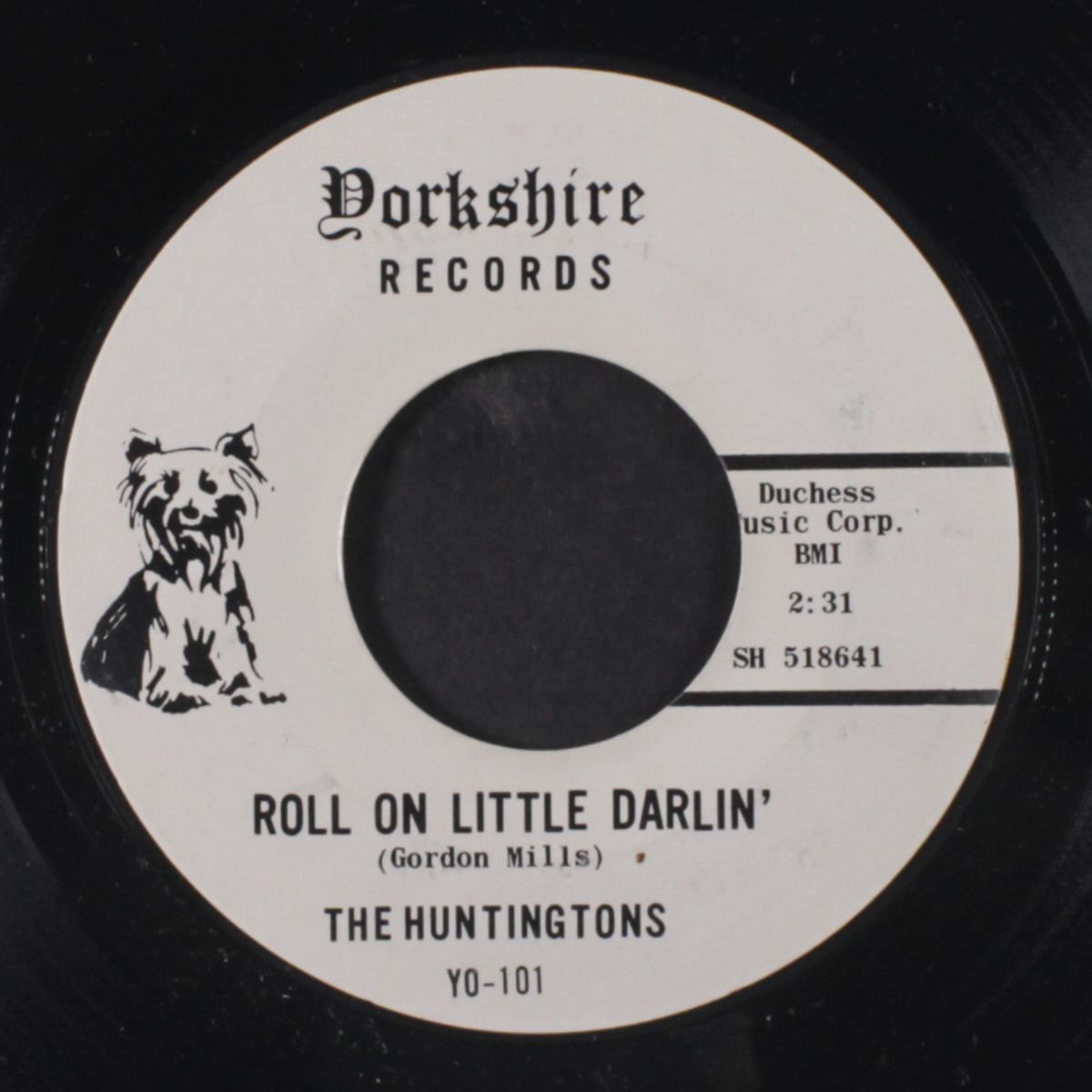 roll on little darlin' / when you were my girl by HUNTINGTONS