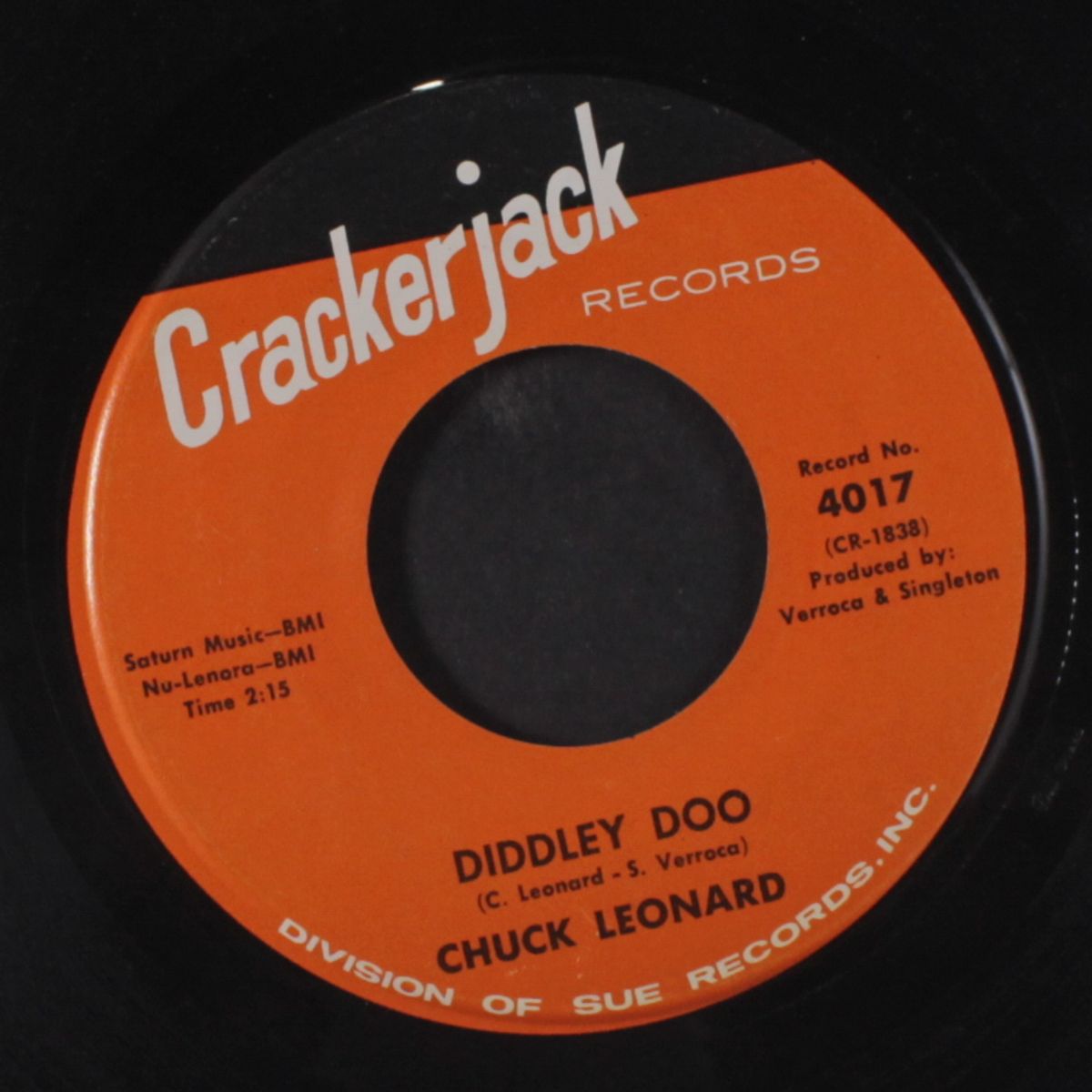 nobody but you girl / diddley doo by CHUCK LEONARD