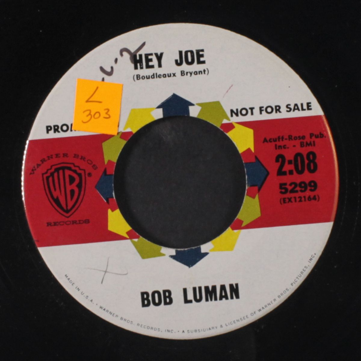 the fool / hey joe by BOB LUMAN