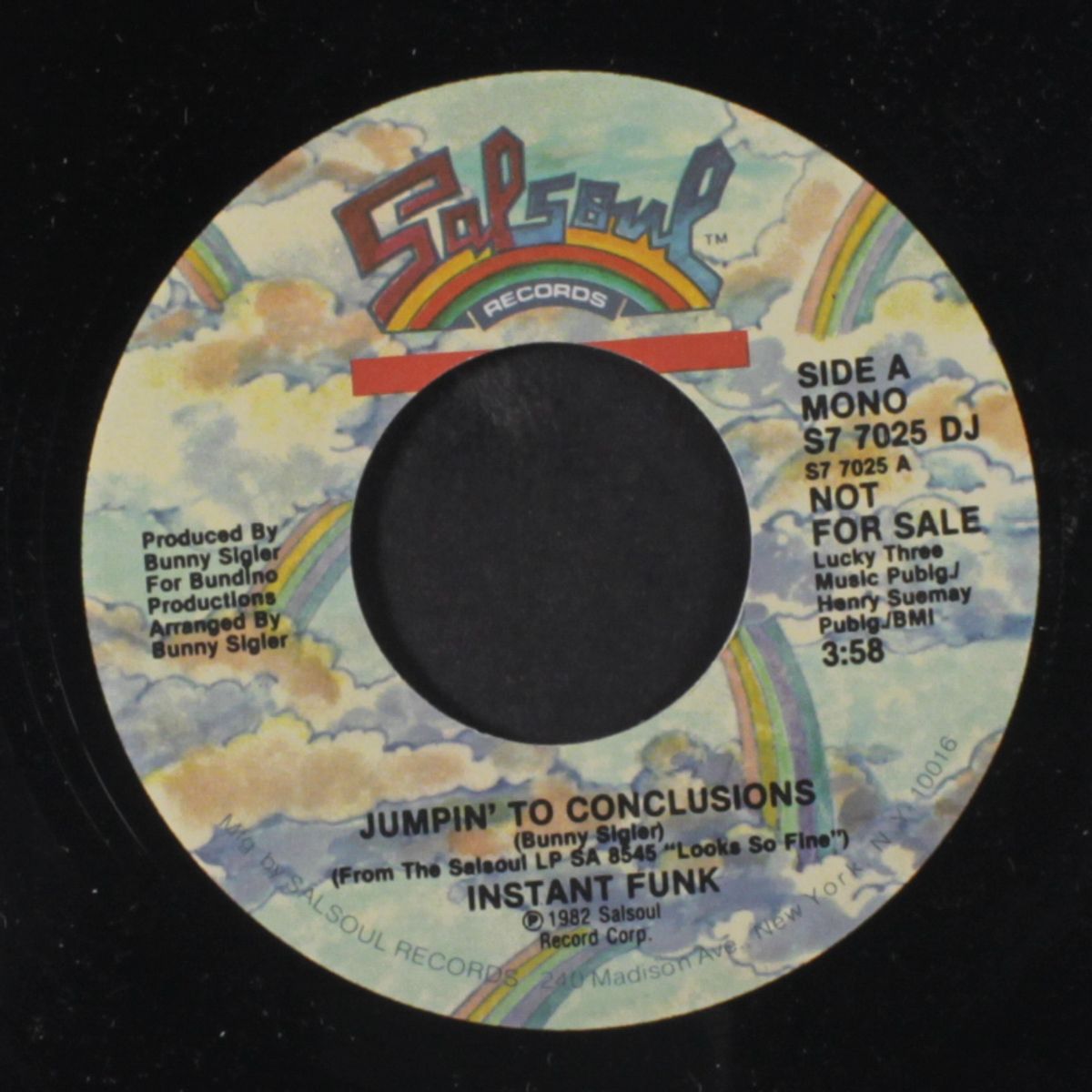 jumpin' to conclusions / mono by INSTANT FUNK
